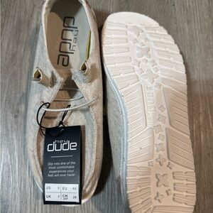 Hey Dude Light Tan Slip-On Shoes